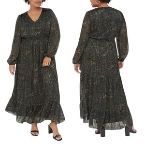 Lane Bryant Chiffon Maxi Dress